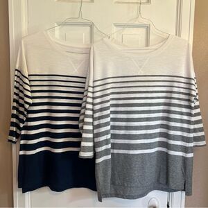 Bundle of 2 Sonoma Striped Tops